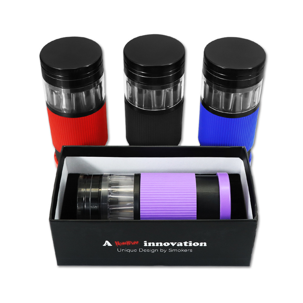 Herb Grinder with Cone Filler – All-in-One Automatic Filling Machine Smoking Accessory
