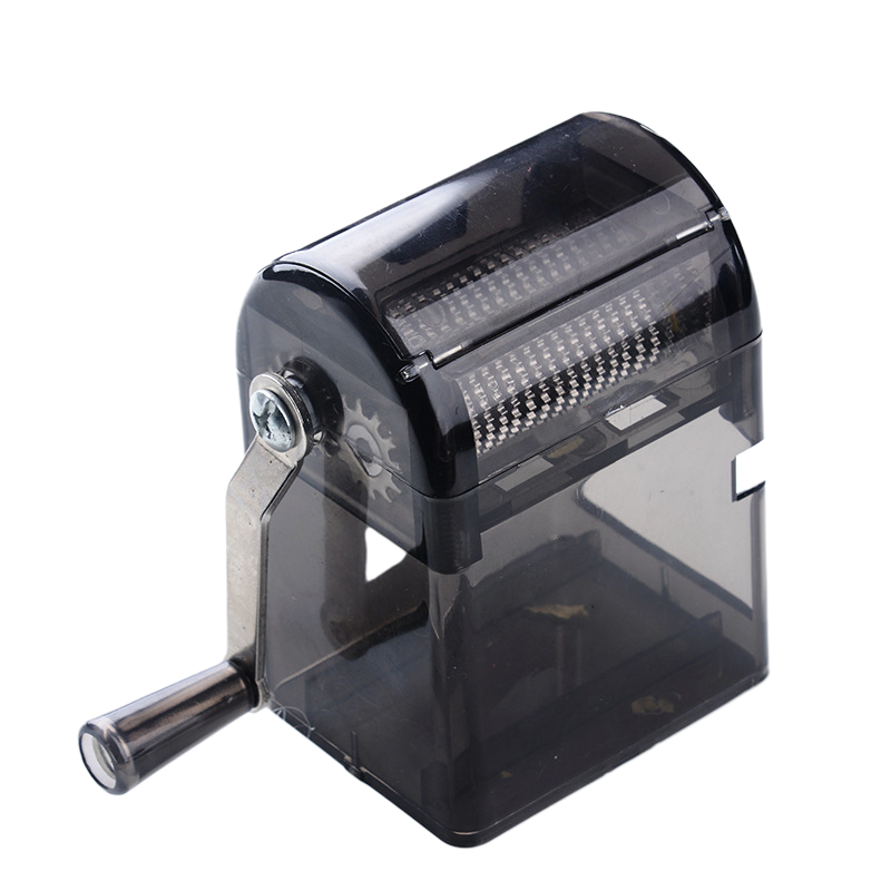 Large Hand-Crank Plastic Herb Grinder | Durable Manual Tobacco Crusher | Smoking Accessories