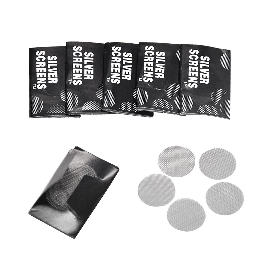 500pcs Stainless Steel Pipe Screens | Metal Mesh Filter for Smoking Pipes & Bowls