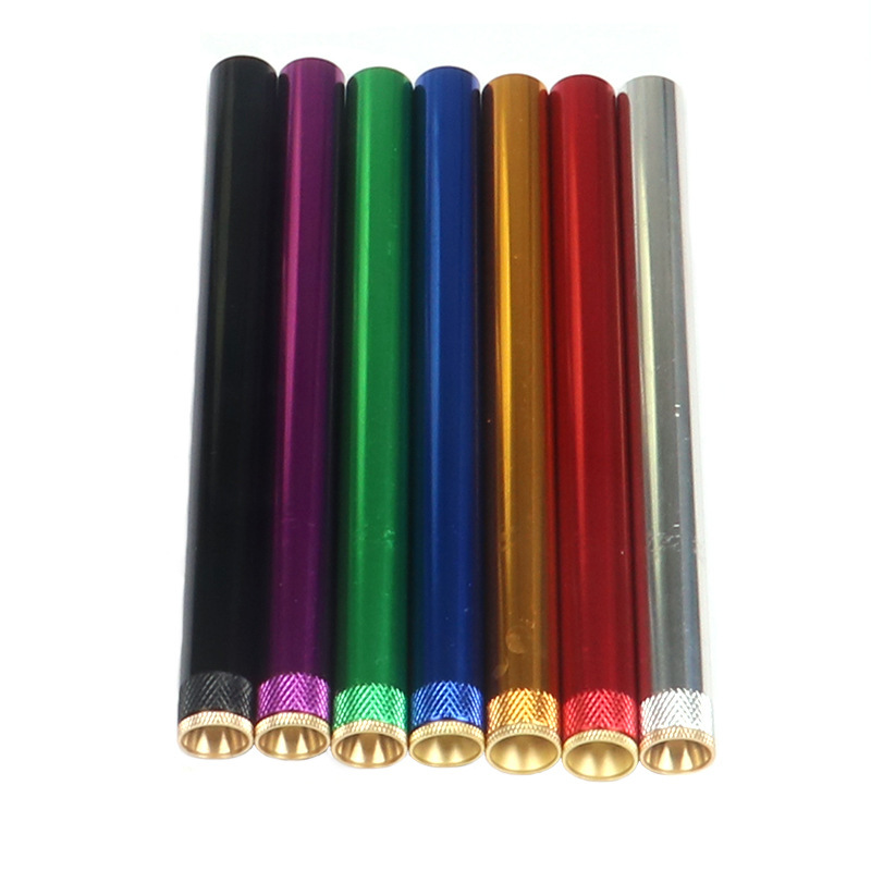18cm Metal Smoking Pipe | Portable Long Tube Tobacco Pipe