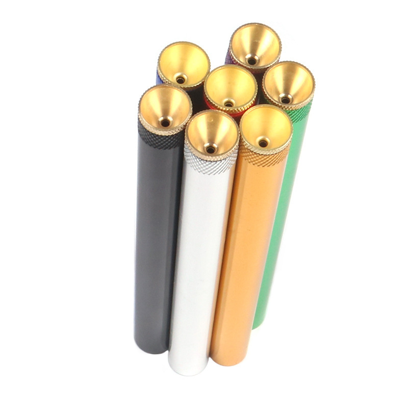 18cm Metal Smoking Pipe | Portable Long Tube Tobacco Pipe