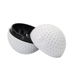 43mm Golf Ball Herb Grinder | 2-Piece Plastic Spice Grinder for Smoking Accessories