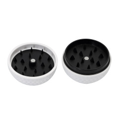 43mm Golf Ball Herb Grinder | 2-Piece Plastic Spice Grinder for Smoking Accessories