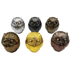 Owl Shape Zinc Alloy Grinder – 3 Layers Creative Herb Grinder for Tobacco and Spices