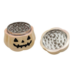 Halloween Pumpkin Herb Grinder Zinc Alloy Creative Design Tobacco Grinder