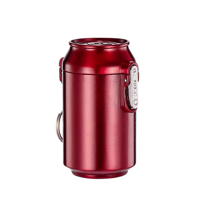 Mini Can-Shaped Ashtray Keychain | Portable Zinc Alloy Smokers’ Ashtray | Creative Cola Can Design