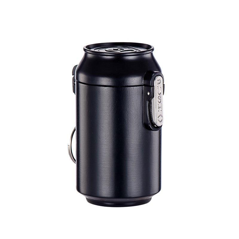 Mini Can-Shaped Ashtray Keychain | Portable Zinc Alloy Smokers’ Ashtray | Creative Cola Can Design