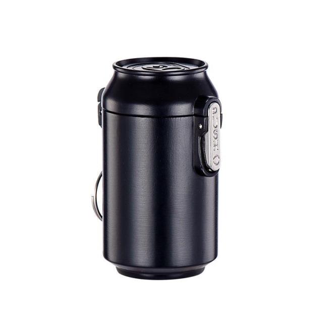 Mini Can-Shaped Ashtray Keychain | Portable Zinc Alloy Smokers’ Ashtray | Creative Cola Can Design