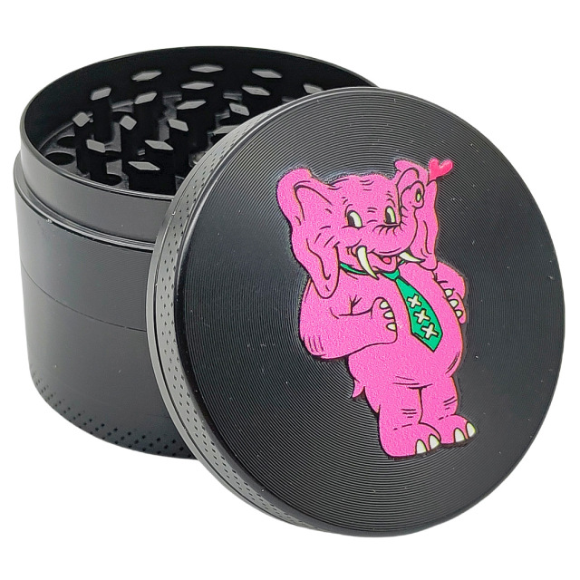 Amsterdam Printed Metal Herb Grinder 3-Layer Zinc Alloy Tobacco Grinder 40/50/55/63mm