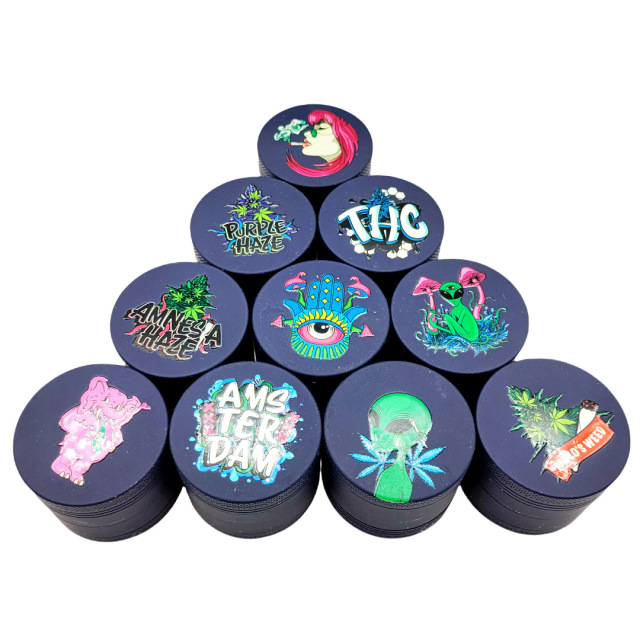 AMSTERDAM Series Aluminum Alloy Herb Grinder – Colorful Printed Metal Grinder