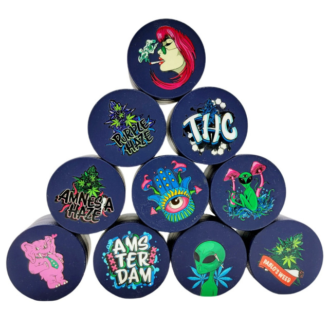 AMSTERDAM Series Aluminum Alloy Herb Grinder – Colorful Printed Metal Grinder