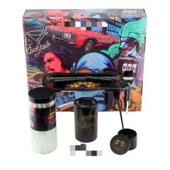 Multi-Functional Rolling Tray Gift Set | Complete Smoking Kit with Grinder, Jar & Accessories