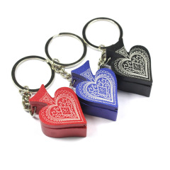 Heart-Shaped Aluminum Keychain – Lightweight & Customizable