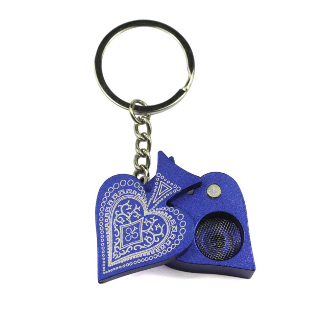 Heart-Shaped Aluminum Keychain – Lightweight & Customizable