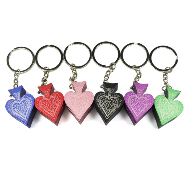 Heart-Shaped Aluminum Keychain – Lightweight & Customizable