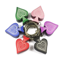 Heart-Shaped Aluminum Keychain – Lightweight & Customizable