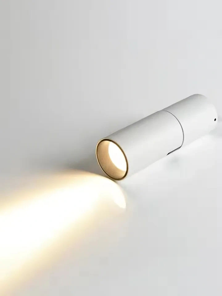 2025 New LED Spotlights Surface Mounted Ceiling Lamp Adjustable Aluminum White Black COB 7W 12W For Home Kitchen Indoor Lighting