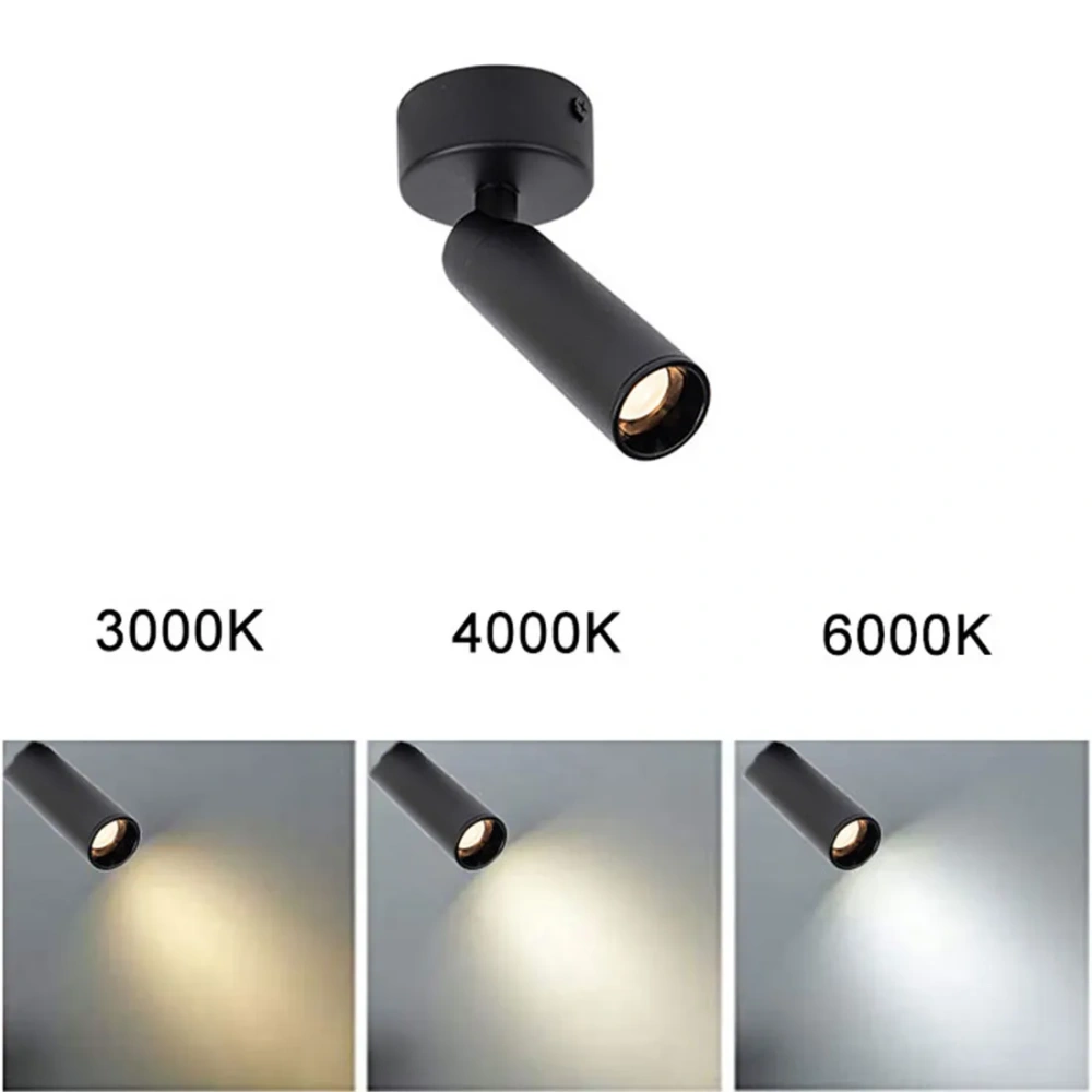 Industrial 8°/15°/24° Narrow Beam Ceiling Spotlights 3W 5W Surface Mount Pin Spot Light for Jewelry Museum Gallary Picture Light
