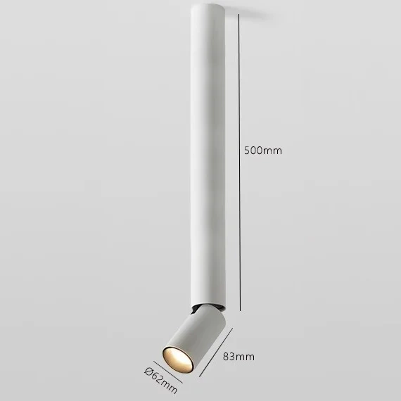 2025 New LED Spotlights Surface Mounted Ceiling Lamp Adjustable Aluminum White Black COB 7W 12W For Home Kitchen Indoor Lighting