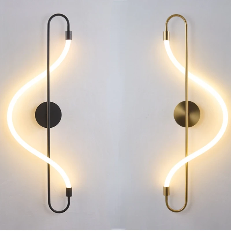 Nordic Modern Wall Lamp Bedroom Bedside Kitchen Dining Room Hallway Led Sconce Home Decor Light Decoration Lighting Living Room