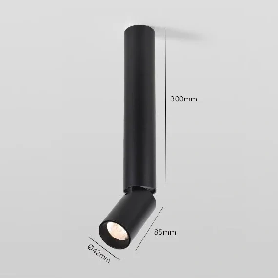 2025 New LED Spotlights Surface Mounted Ceiling Lamp Adjustable Aluminum White Black COB 7W 12W For Home Kitchen Indoor Lighting