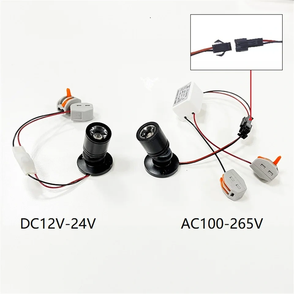 Spot Led Light Mini Ceiling Spotlight USB 5V 12V 24V 110V 220V Showcase Jewelry Display Cabinet Embedded Indoor Downlight 1W 3W