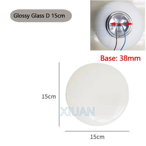 New Concealed Base Glass Wall Lamps French Bauhaus Milky White Round Ball Wall Light for Bedside Living Room Bathroom Mirror Dec