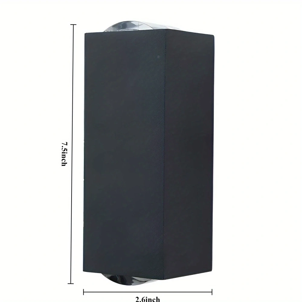 LED Up & Down Modern Wall Lamp, Aluminum Anti-Rust Outdoor Indoor Wall Sconce, 10W 3000K Warm White