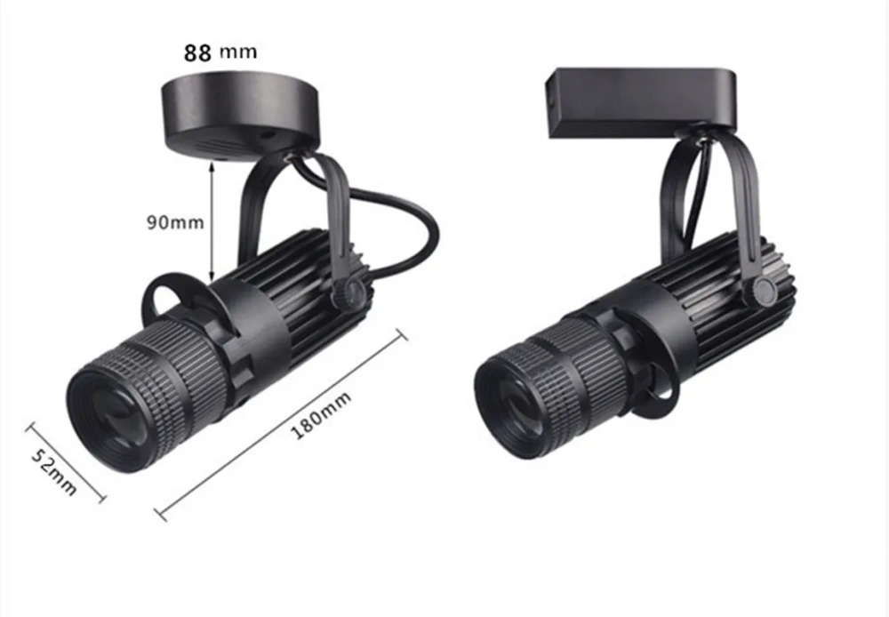 The latest spotlight bar stage camera projection spotlight adjustable focus light display mural background wall lighting