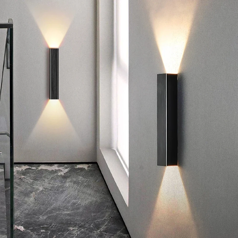 12W 18W LED Indoor Wall Lamp Modern Aluminum Home Lighting Sconces Bedroom Living Room Aisle Corridor Decoration LED Wall Light