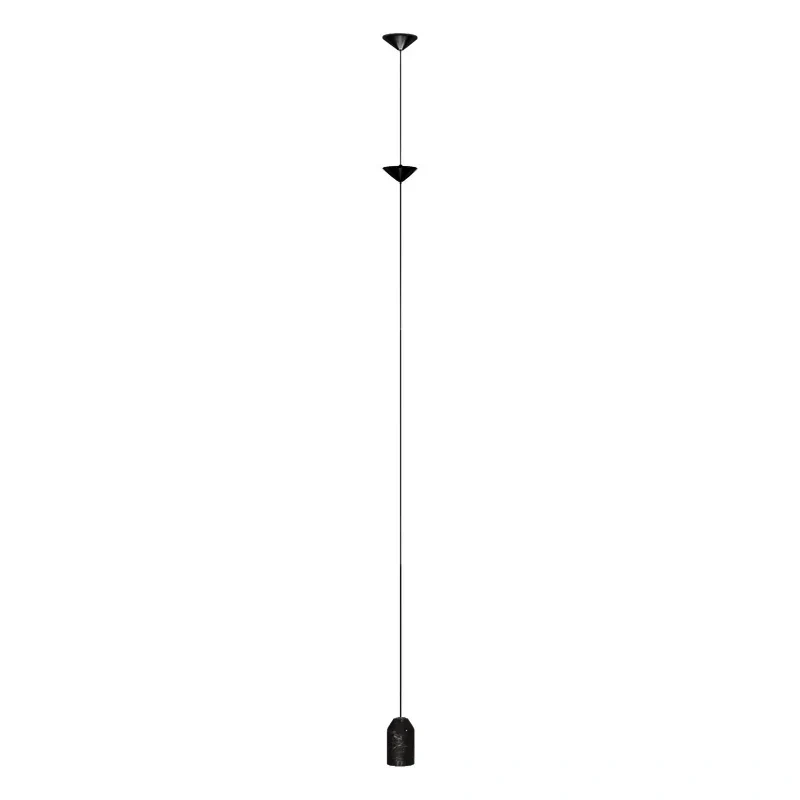 Modern Living Room Hallway Wall Floor Lamp Cone Desigh Art Decorative iron Hanging Cable Floor Lamp for Bedroom Indoor