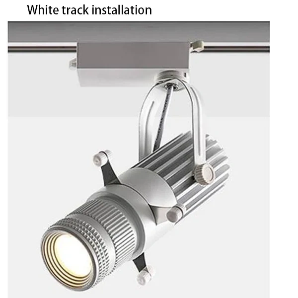 Led Ceiling Light Adjustable Aperture Variable Mode COB Spotlight 10w/15w/20w/30w Tracking Lighting, Bars, Restaurants, Shops,