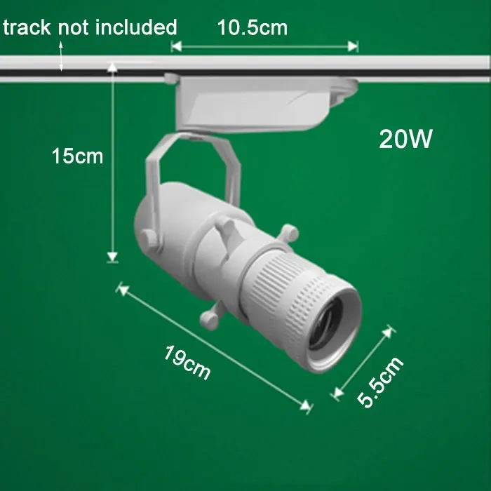 20W Graphics Cut Light  5W 10W 15W LED track Spotlights Adjustable Square Shape Painting Lamp for Museum Art Gallery Church