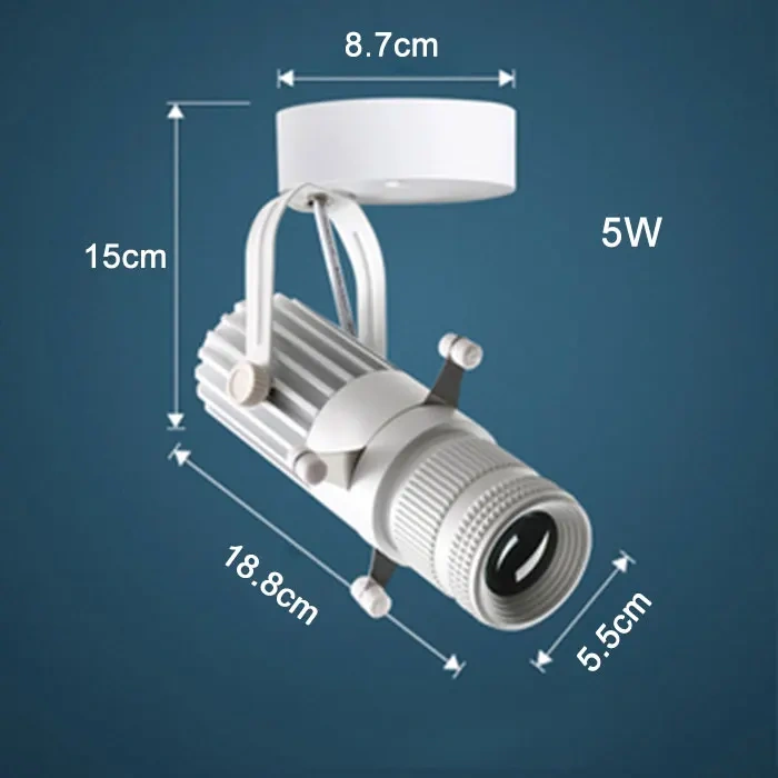 20W Graphics Cut Light  5W 10W 15W LED track Spotlights Adjustable Square Shape Painting Lamp for Museum Art Gallery Church