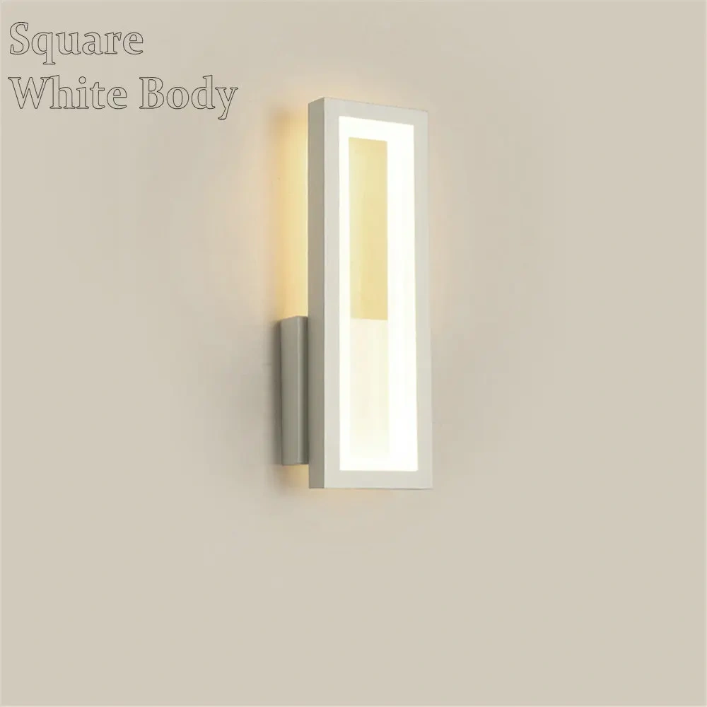 16W LED Indoor Wall Lamps Bedroom Bedside Light Aisle Corridor Wall Lights Modern Home Wall Sconce Aluminum Acrylic Wall Lamp