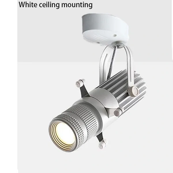 Led Ceiling Light Adjustable Aperture Variable Mode COB Spotlight 10w/15w/20w/30w Tracking Lighting, Bars, Restaurants, Shops,