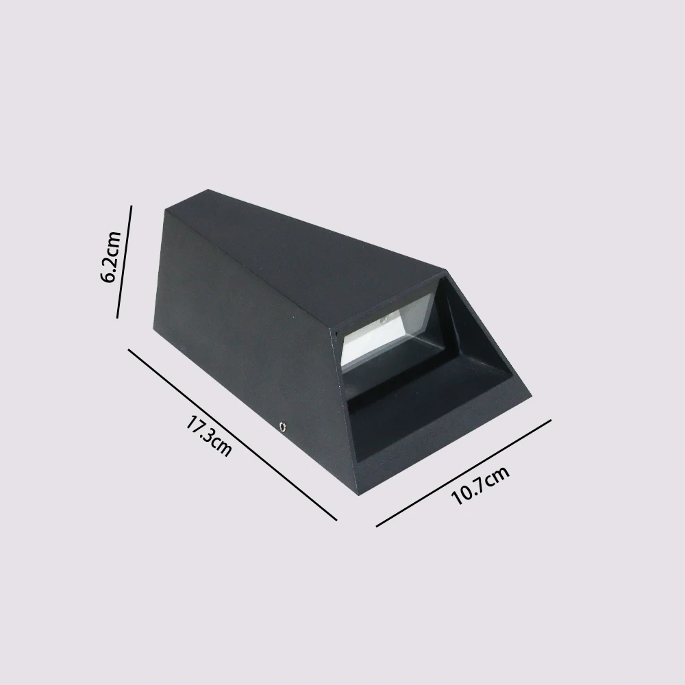 Waterproof Outdoor Wall Lamps Modern Porch Courtyard Light External Wall Lamp Aluminum Up and Down Lighting Decorative Fixture