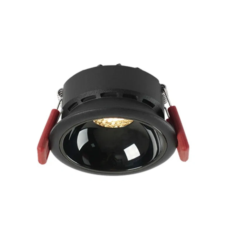 Anti-glare Recessed Ceiling Downlight lamp 7W 9W 12W 15W 18W 25W honeycomb cob led spot lights Ceiling Fixtures Lighting 85-265V