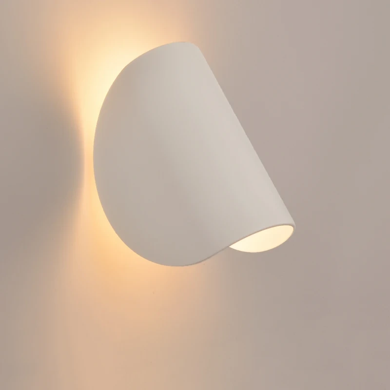 6W LED Indoor Wall Lamp Bedroom Bedside Lamp Wall Light Black White Aisle Corridor Lamps Aluminum Wall Sconce Modern Luminaire