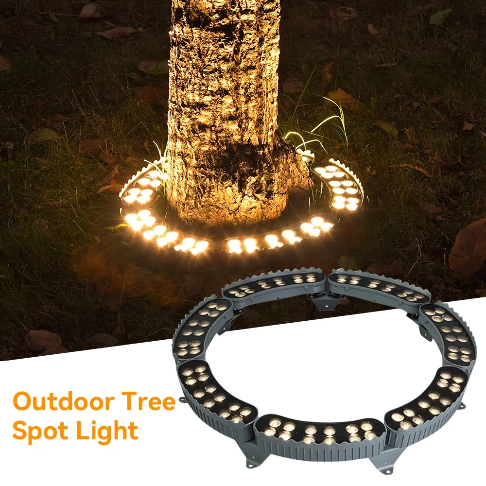 LED Outdoor Tree Spot Light LED Wall Washer Aluminum RGB IP65 Can be used outdoors under large trees and cylindrical cones