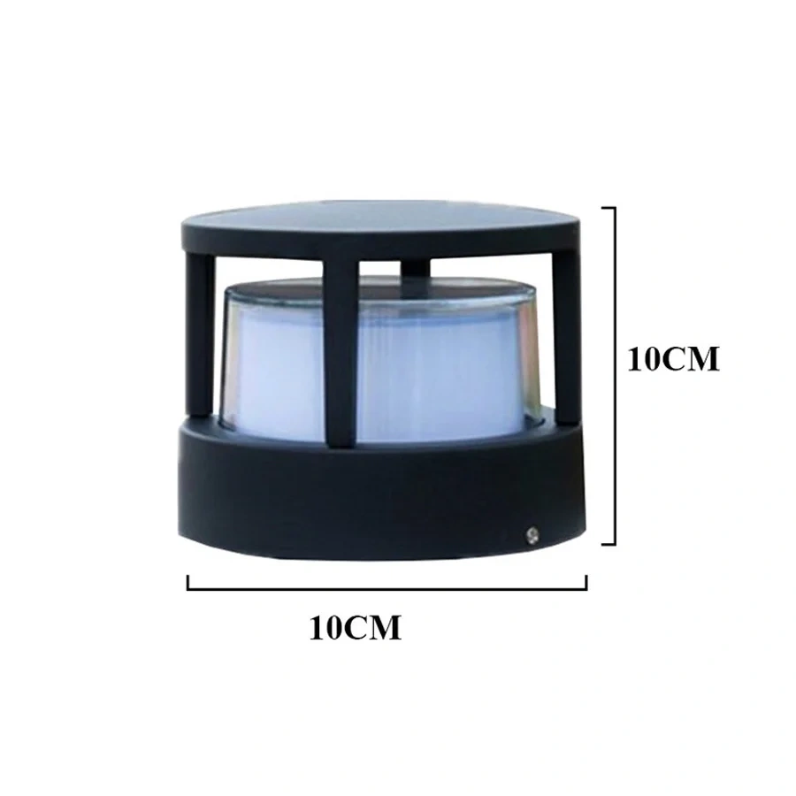 7W 15W Waterproof Aluminum Outdoor Pillar Light Fence Villa Parking Column Lamp Park Gate Community Garden Chapiter Lighting