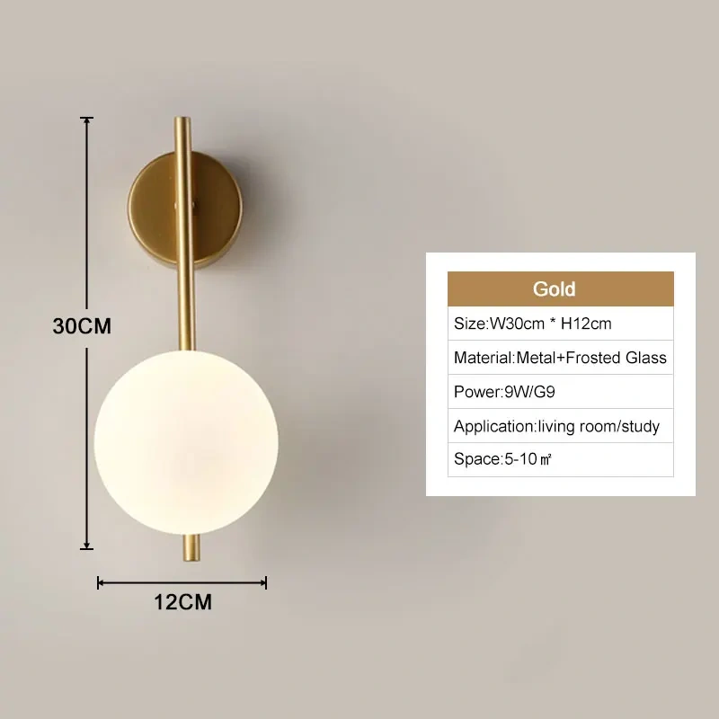 Interior LED Wall Lamps Wall Lights with G9 Bulb for Bedroom Black Gold  LED Wall Lamps Wall Sconce for Home Luminuaire Lighting
