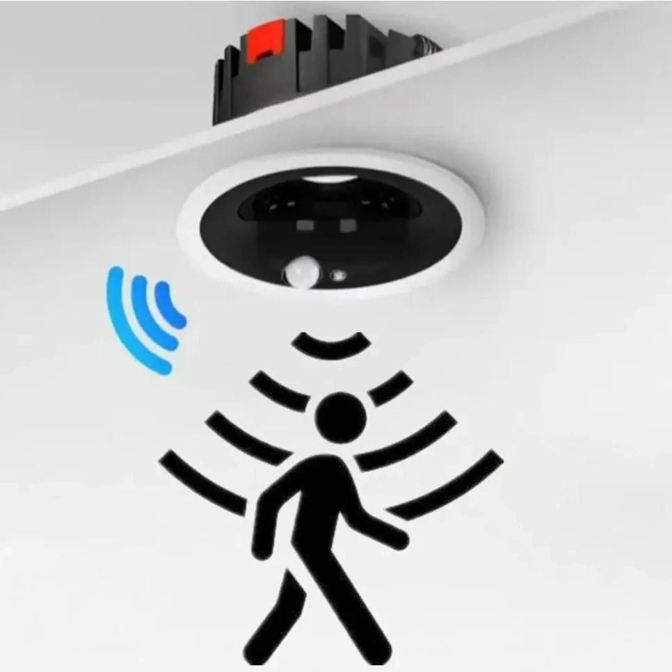 7W 10W PIR Motion Sensor Downlight AC85-265V Recessed Ceiling Light For Corridor Living Room Kitchen Decor Lighting