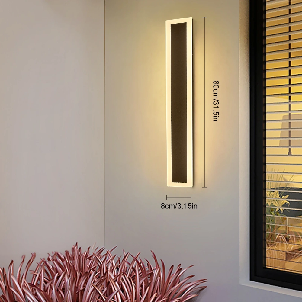 LOYALHEARTD LED Wall Light 80cm Waterproof Outdoor Modern Lamp Exterior Lights Long Strip