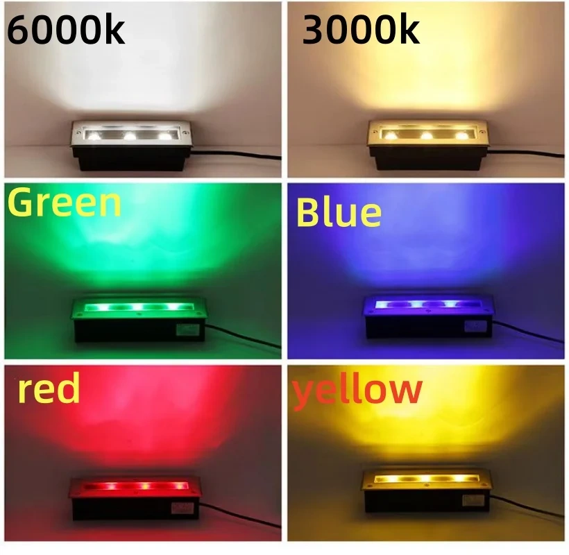 IP68 Waterproof Strip Shape LED Underground Light 18W 24W Outdoor Ground Garden Path Floor Buried Yard Spot Landscape 110V220V