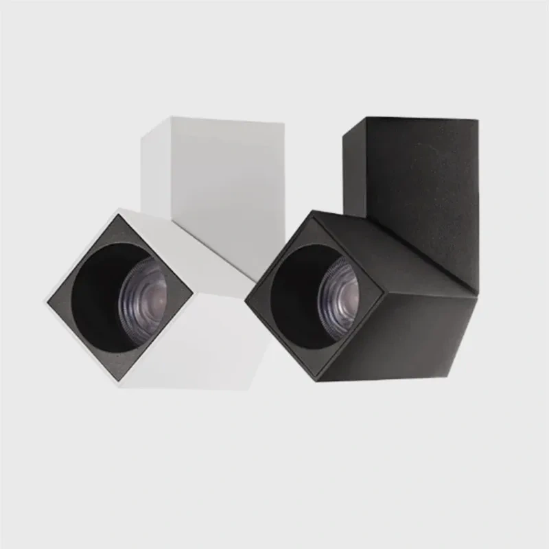 LED Downlights Spot Light Frame Anti Glare AC220V/90-260V 20w Ceiling Lamp Spot Lights 90°Folding Rotation  Chip Warm White