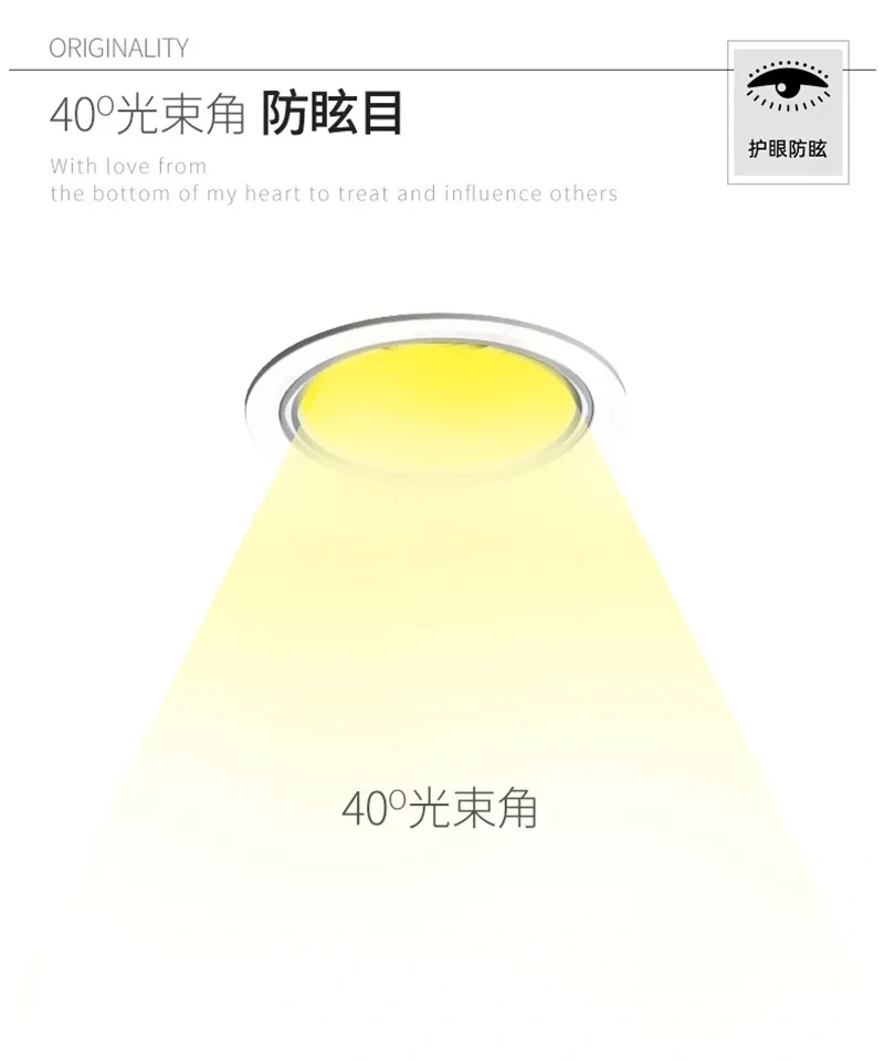 Waterproof IP65 Led Ddownlight Spot Lights For Ceiling Kitchen Light 220v Indoor 15W  Recessed Round For Bathroom Bedroom Hotel