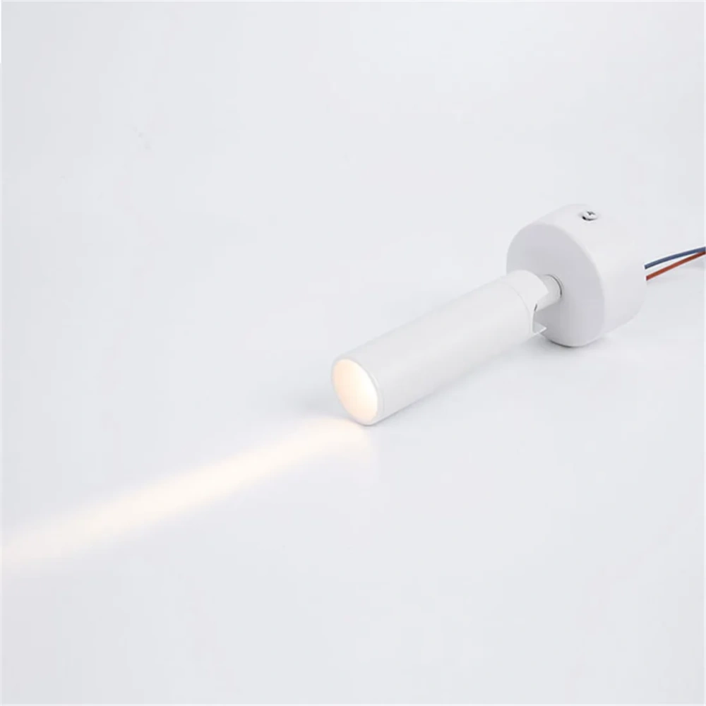 Industrial 8°/15°/24° Narrow Beam Ceiling Spotlights 3W 5W Surface Mount Pin Spot Light for Jewelry Museum Gallary Picture Light