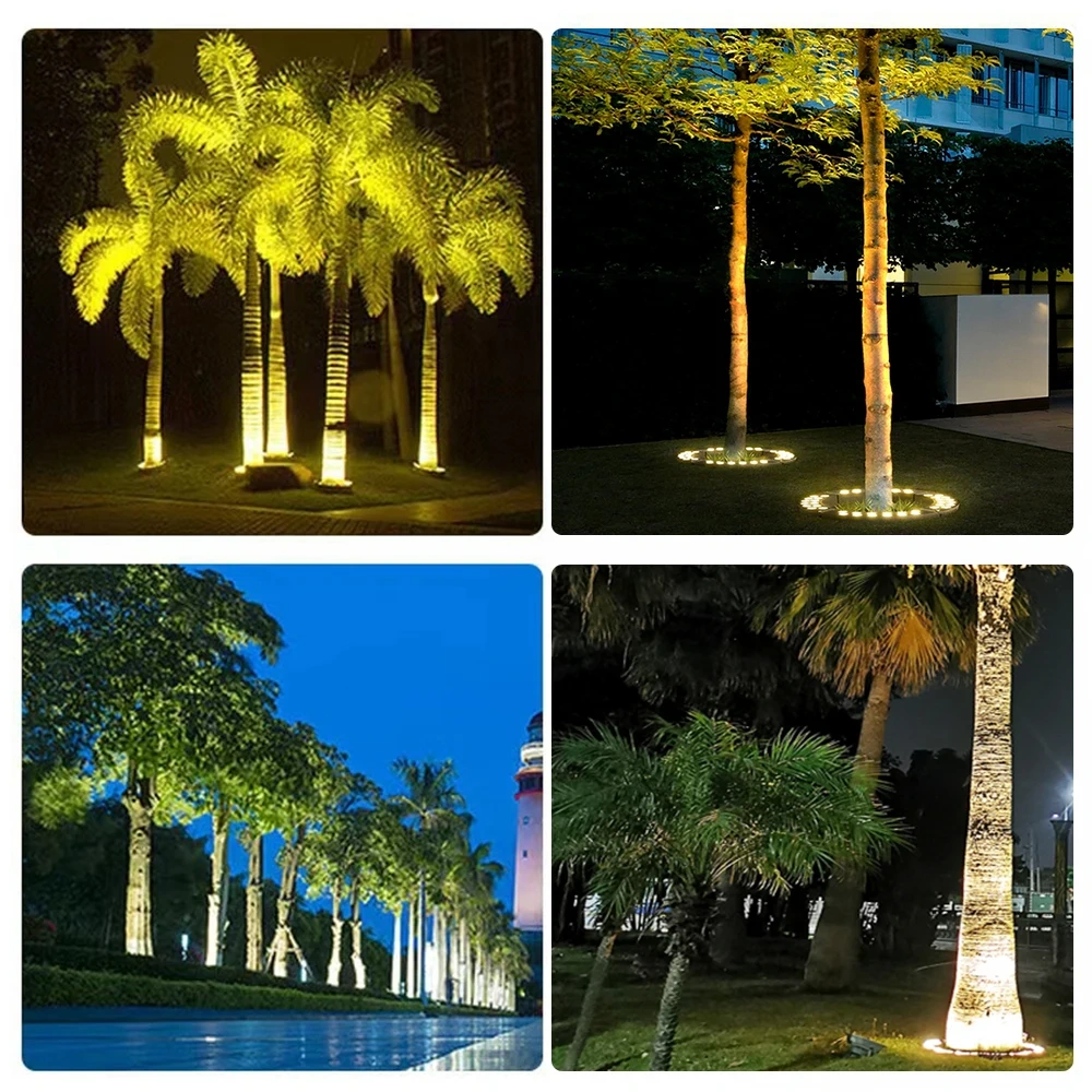 LED Outdoor Tree Spot Light LED Wall Washer Aluminum RGB IP65 Can be used outdoors under large trees and cylindrical cones