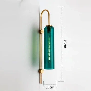 Glass Wall Lamp for Bedroom Bedside Living Room Hallway Restaurant Bar Sconce Light Fixture Bathroom Outdoor Indoor Lighting